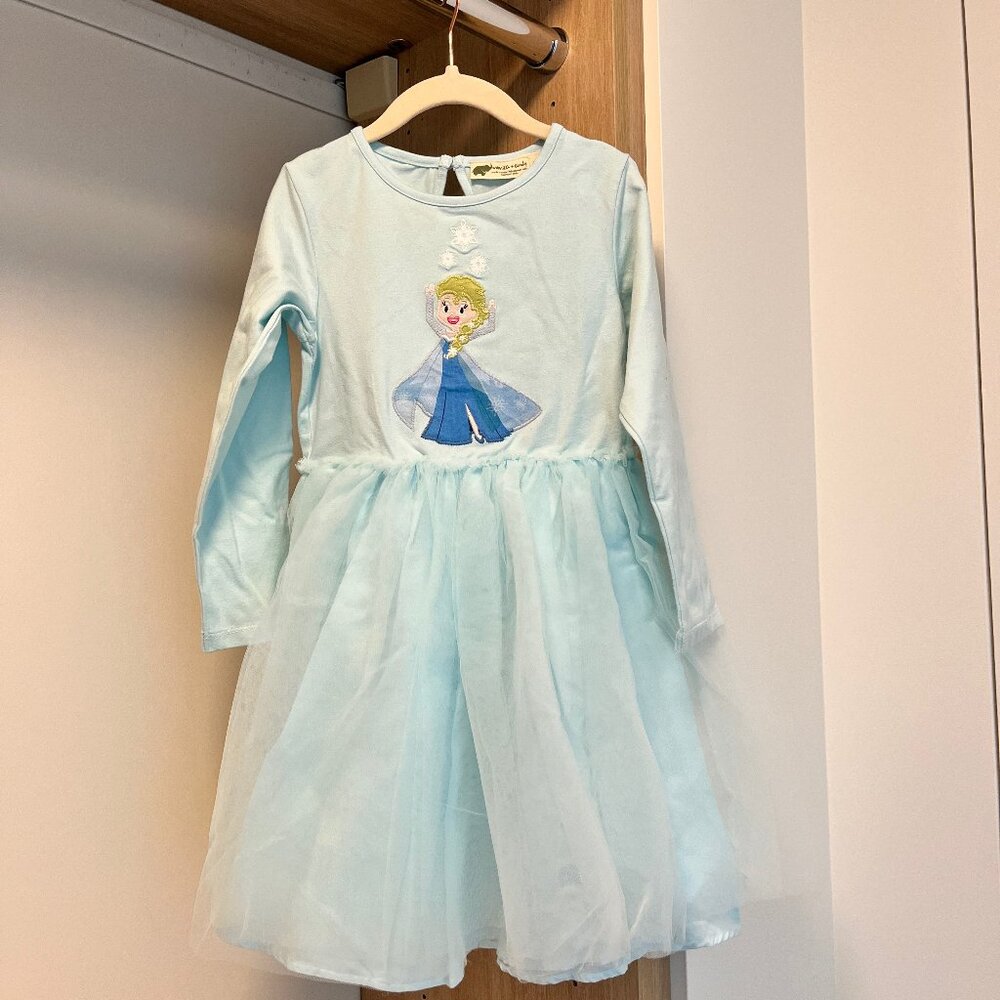 Monica + Andy Frozen Elsa Dress size 6/7 NWOT